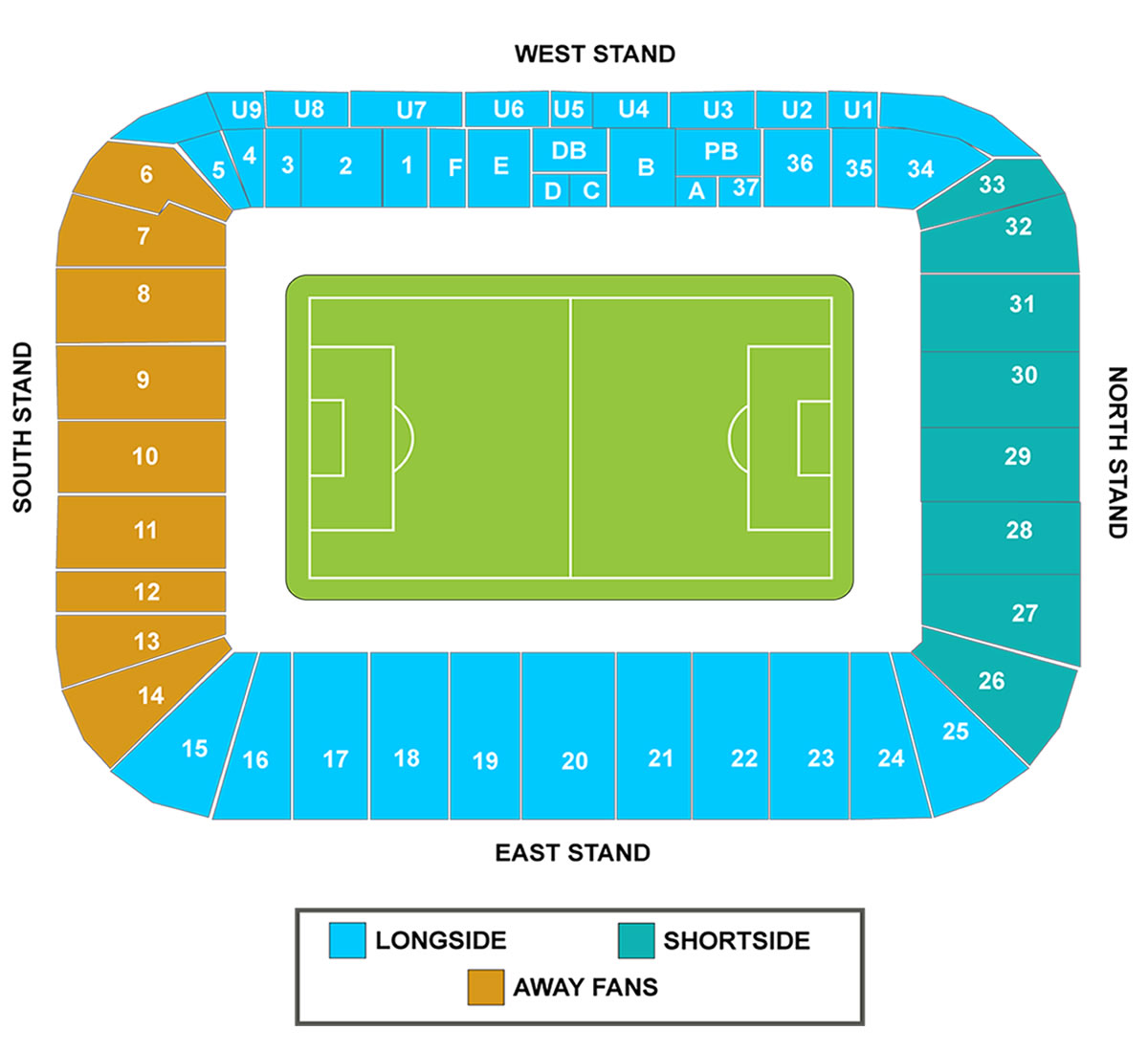 Coventry Building Society Arena, Coventry, United Kingdom Seating Plan
