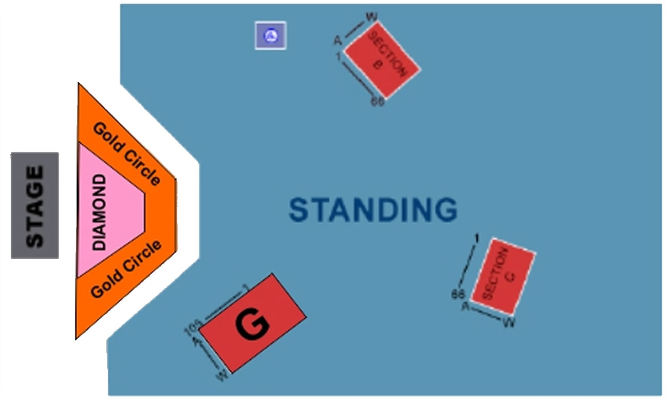 Slane Castle, Slane, Ireland Seating Plan