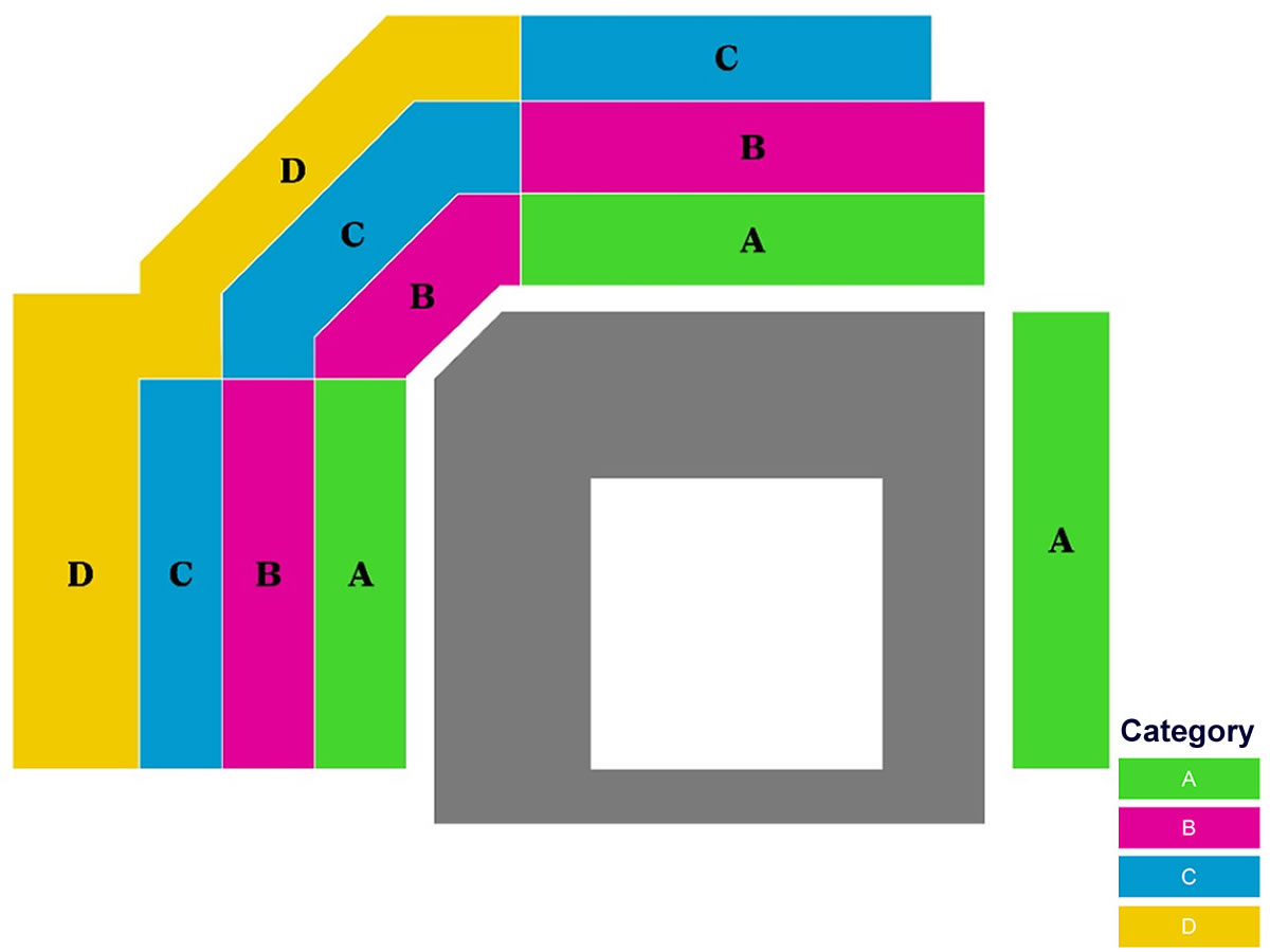 Rose Bowl Stadium (Aquatics Center), Los Angeles, United States Seating Plan