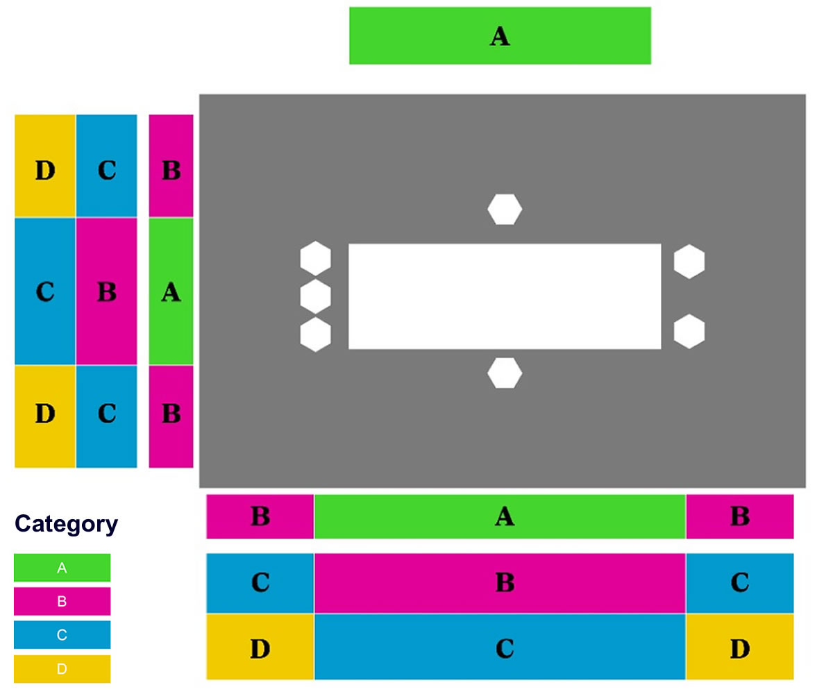 Santa Anita Park, Arcadia, United States Seating Plan