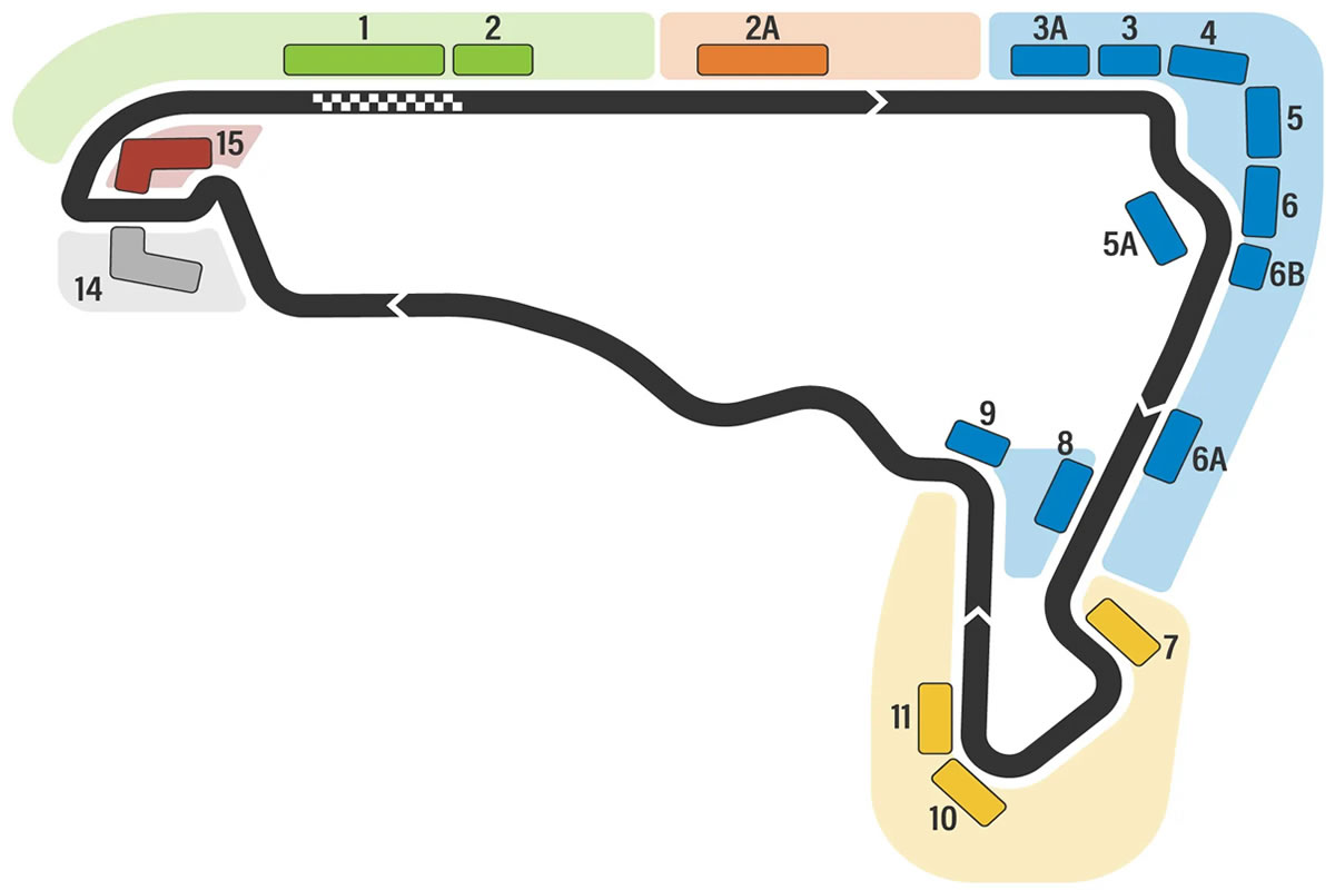 Autodromo Hermanos Rodriguez, Mexico City, Mexico Seating Plan