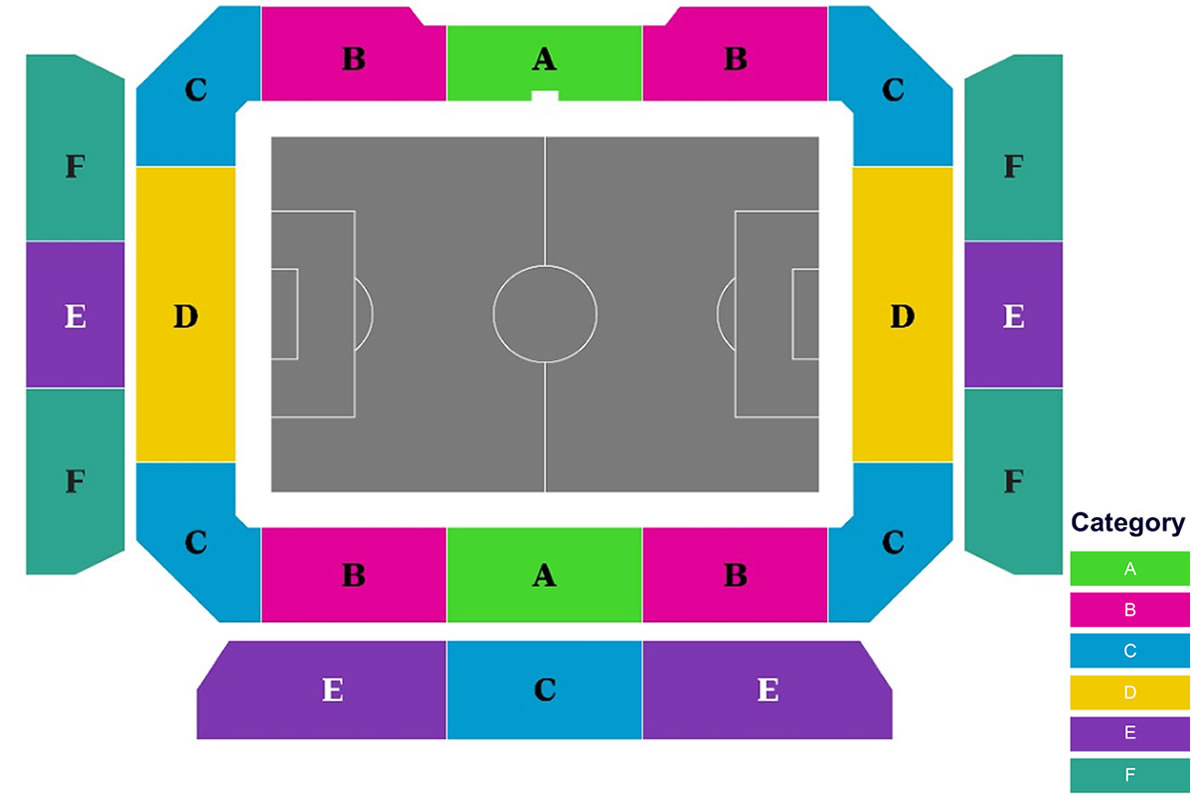 Nashville Stadium, Nashville, United States Seating Plan