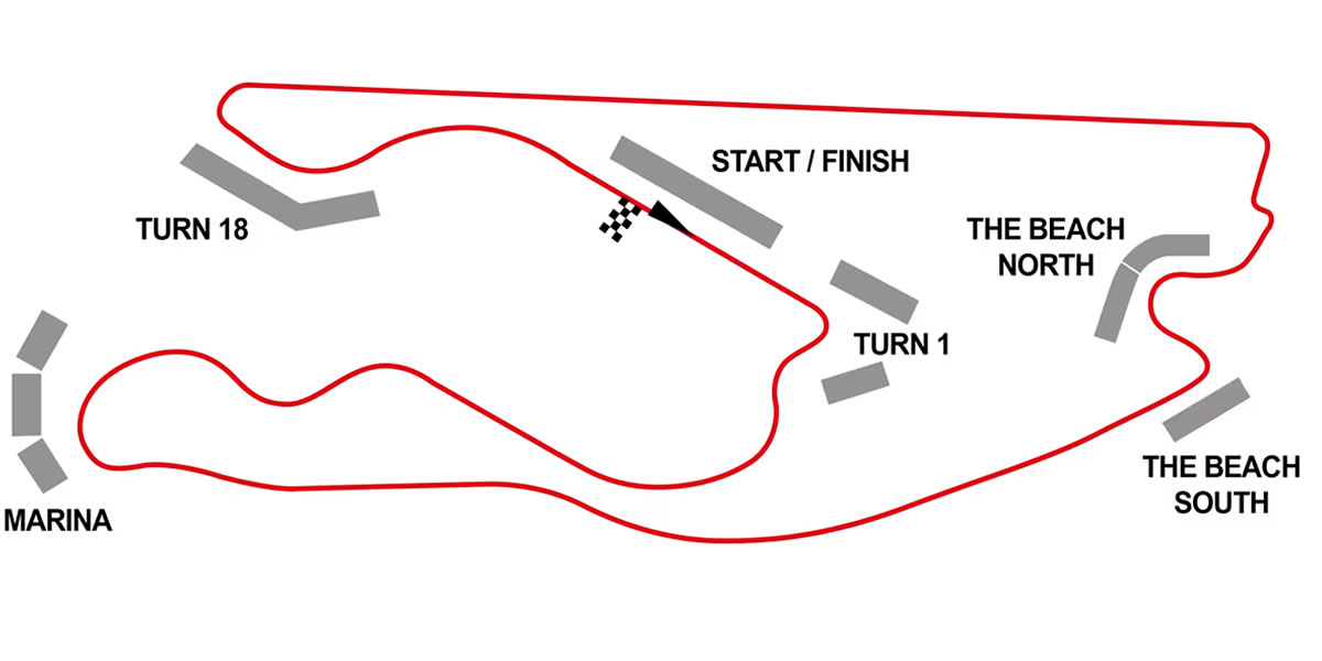 Miami International Autodrome Circuit, Florida, United States Seating Plan