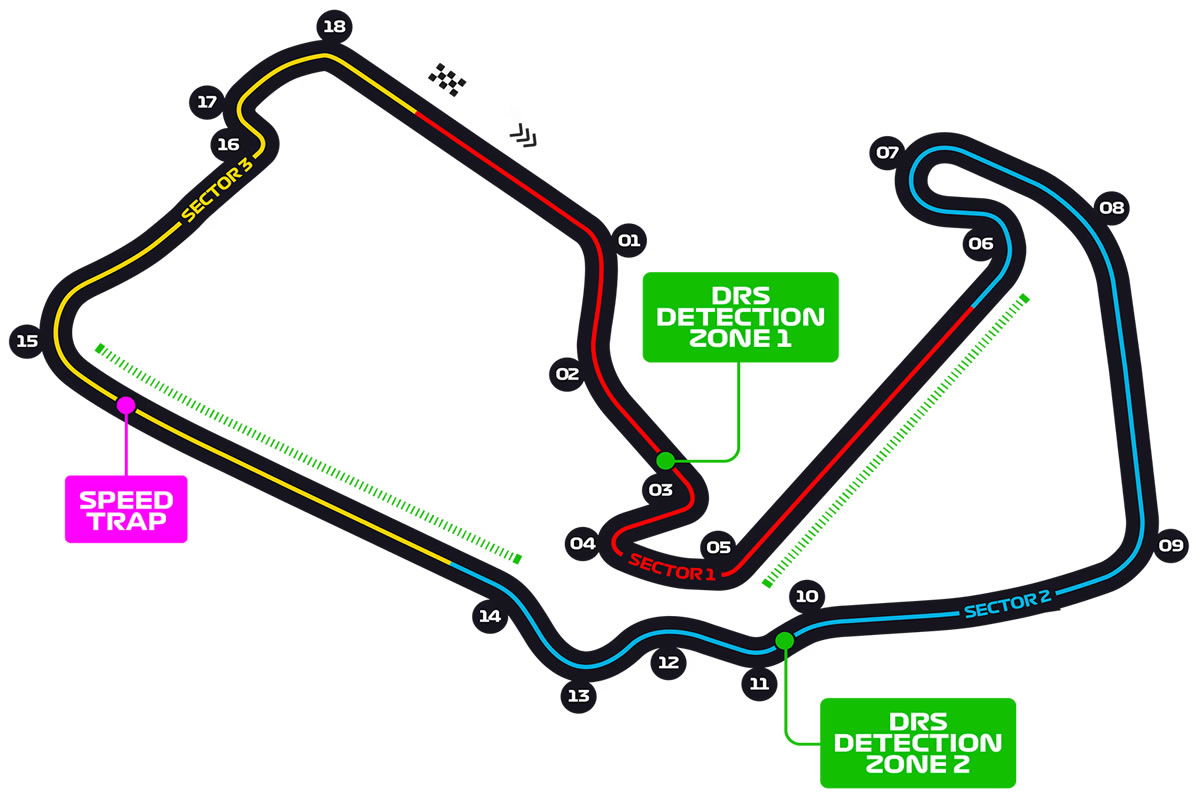 Silverstone Circuit, Silverstone, United Kingdom Seating Plan