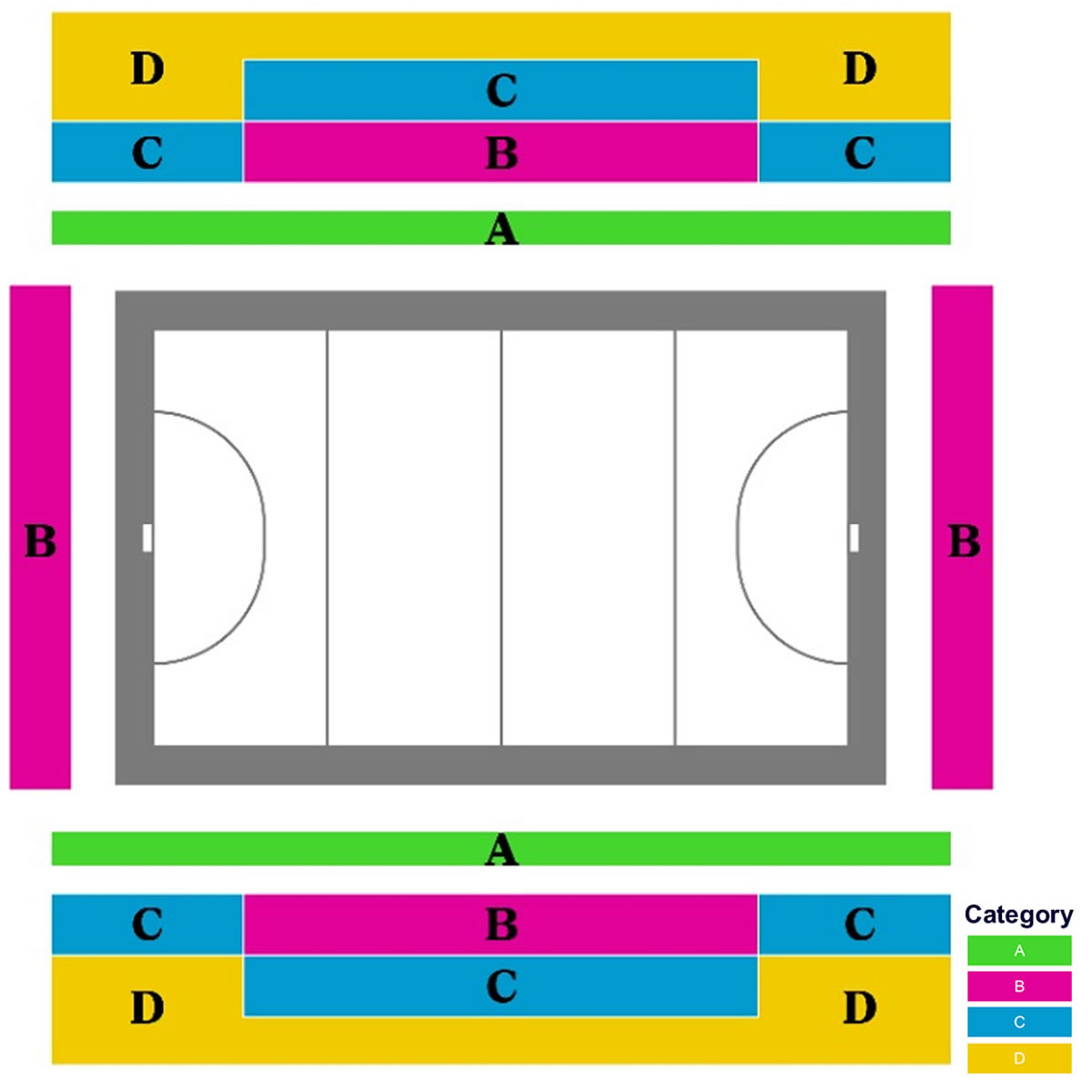 Carson Field, Carson, United States Seating Plan