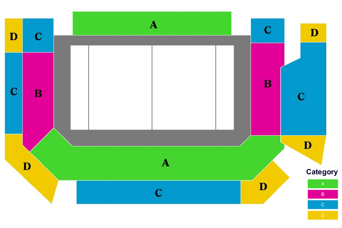 Exposition Park Stadium, Los Angeles, United States Seating Plan