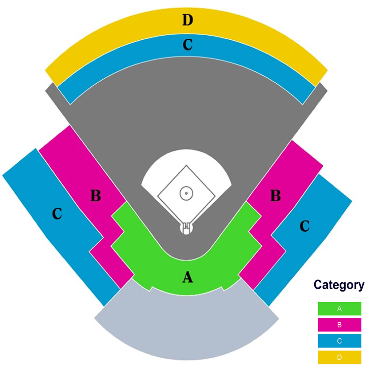 OKC Softball Park, Oklahoma City, United States Seating Plan