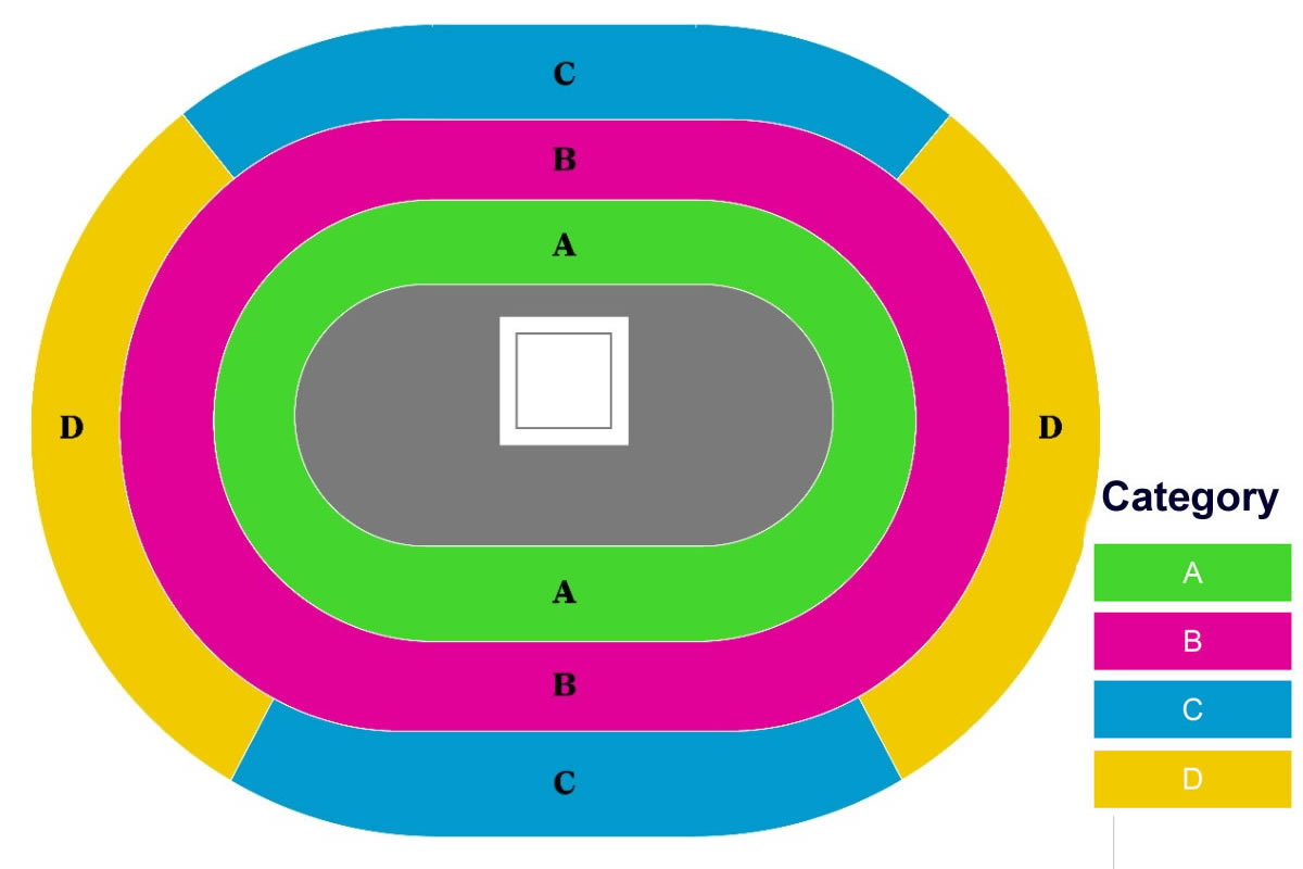 DTLA Arena Trampoline, Los Angeles, United States Seating Plan