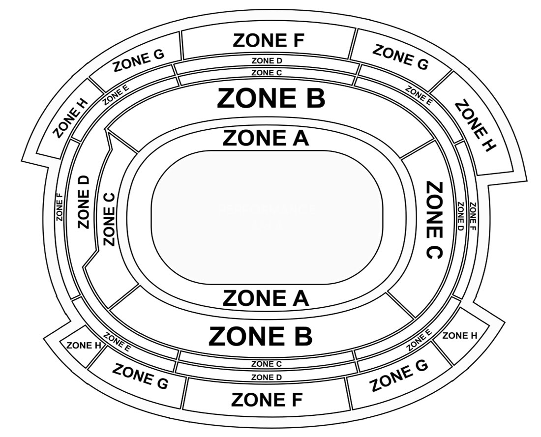 Sofi Stadium, Inglewood, United States Seating Plan