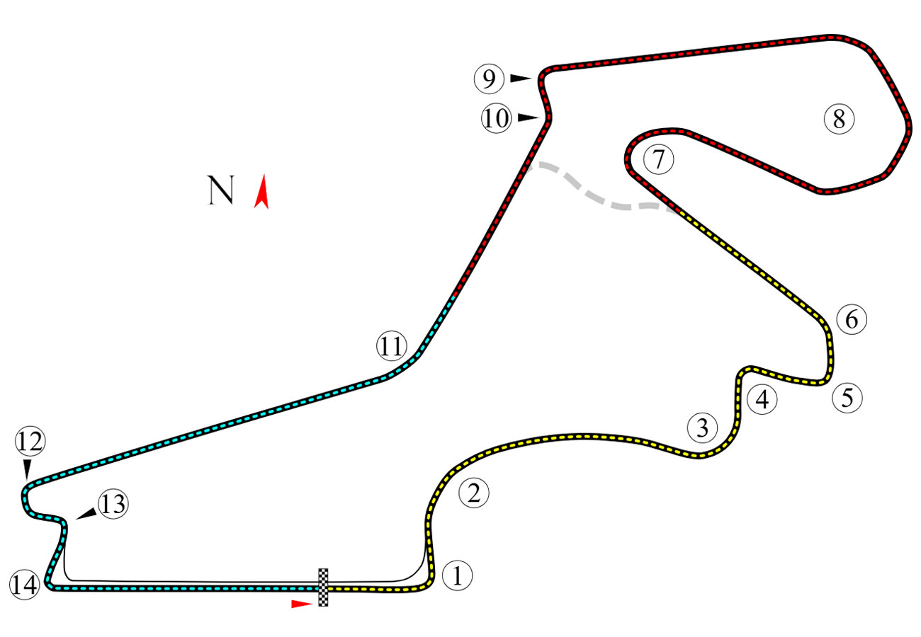 Intercity Istanbul Park, Istanbul, Turkey Seating Plan
