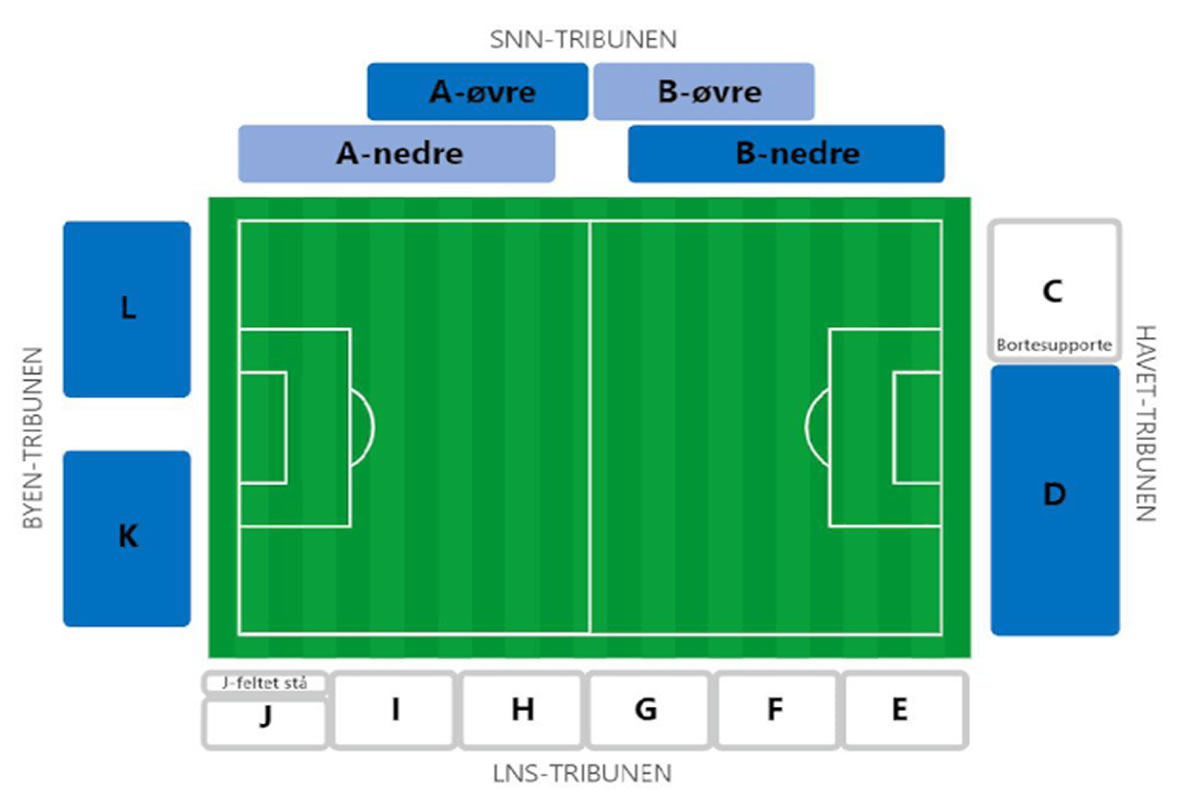 Aspmyra Stadion, Bodo, Norway Seating Plan