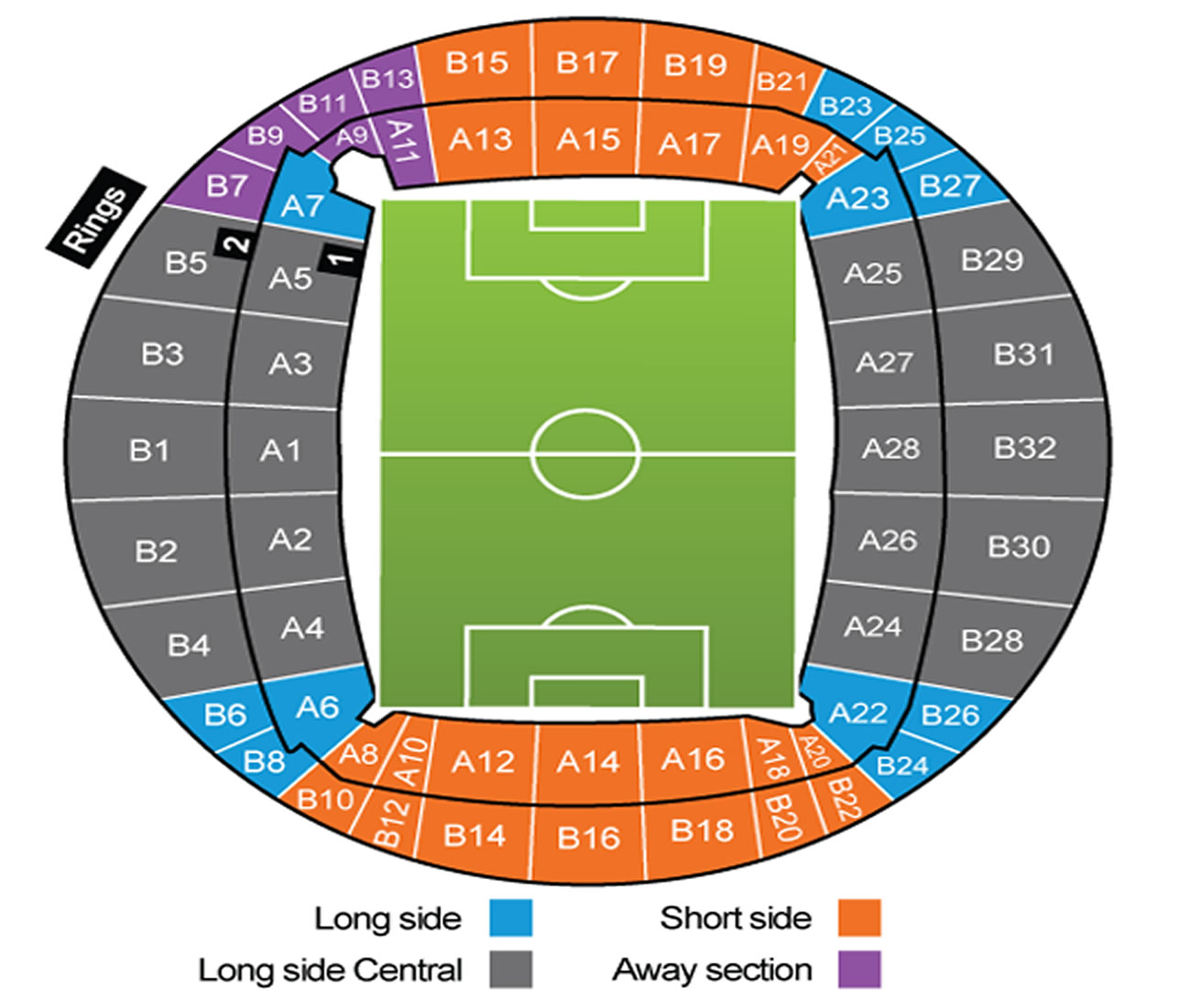 Estadio Jose Alvalade, Lisbon, Portugal Seating Plan