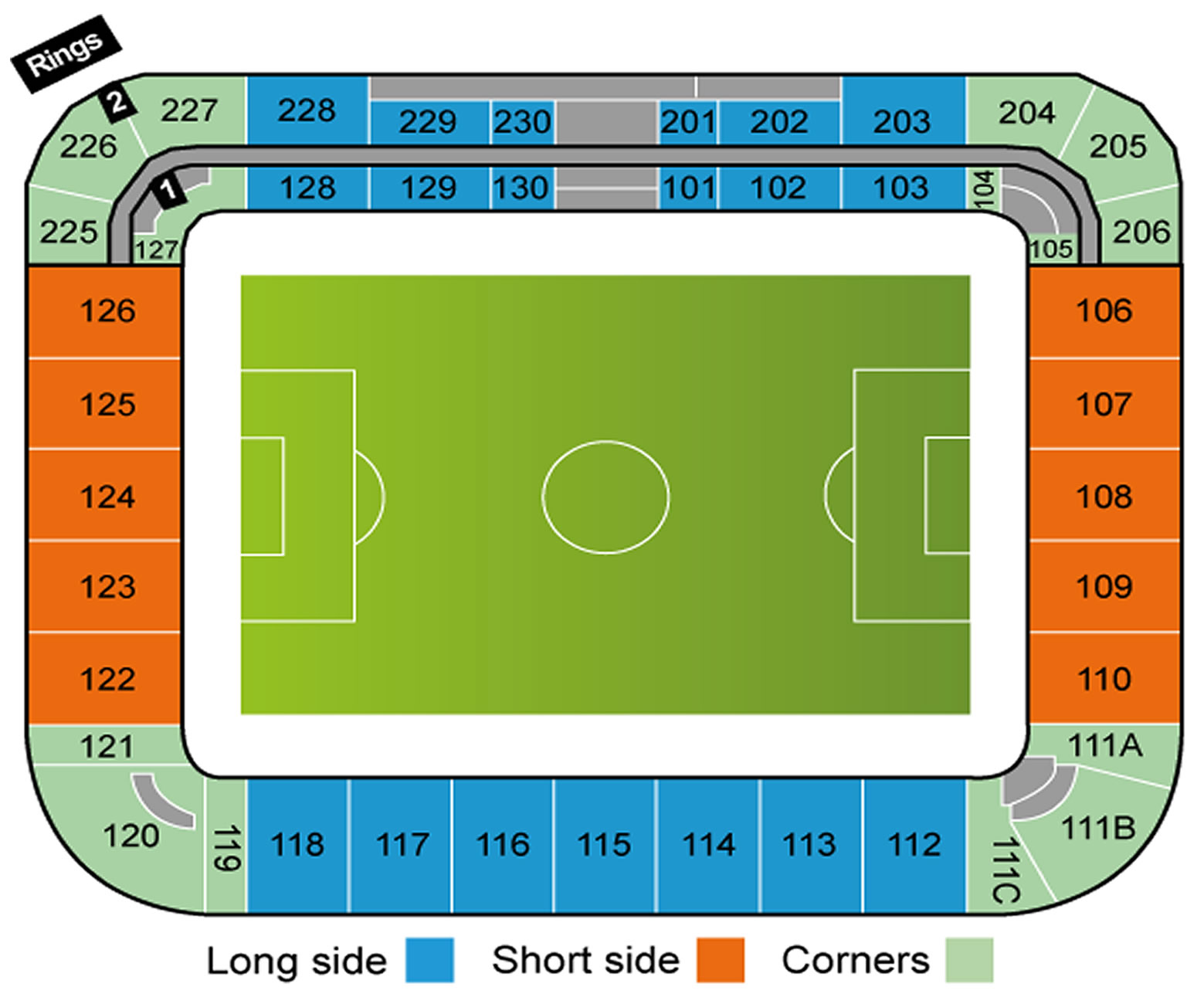 Fortuna Arena, Prague, Czech Republic Seating Plan